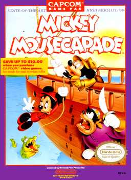 Mickey Mousecapade Nes